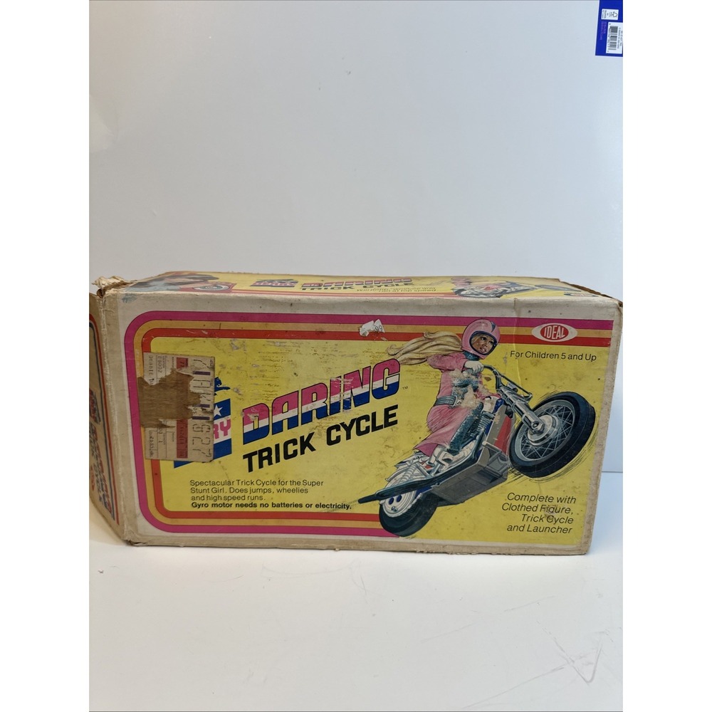 DERRY DARING TRICK CYCLE EVEL KNIEVEL IDEAL 1974 BOX ONLY